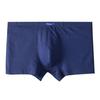 Pure Cotton Men's Underwear Plus Size Mid Waist Breathable and Loose Solid Color Flat Corner Shorts
