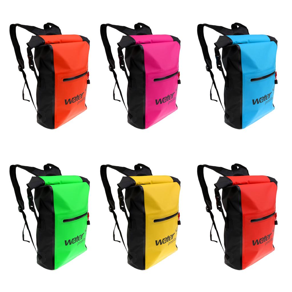 Wasserdichter Rucksack PVC Rollverschluss Tasche Rucksack Marine Dry Sack für Kajak Boot Kanu Surfen