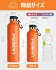 FEIJIAN 750ml Vacuum Insulated Stainless Steel Water Insulated for Hot and Cold Wide with Stylish Design for and Orange Bottle, Drinks, 0.75 Liter,