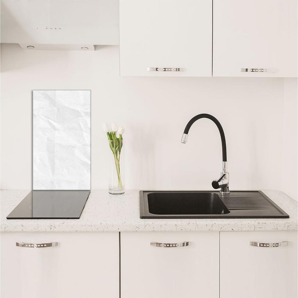 GLAS-SCHNEIDEBRETT 30x52 Weiß