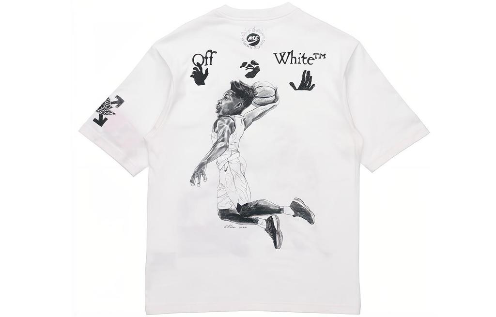 OFF WHITE X Jordan Mj T Shirt Asia Sizing DB4301-100