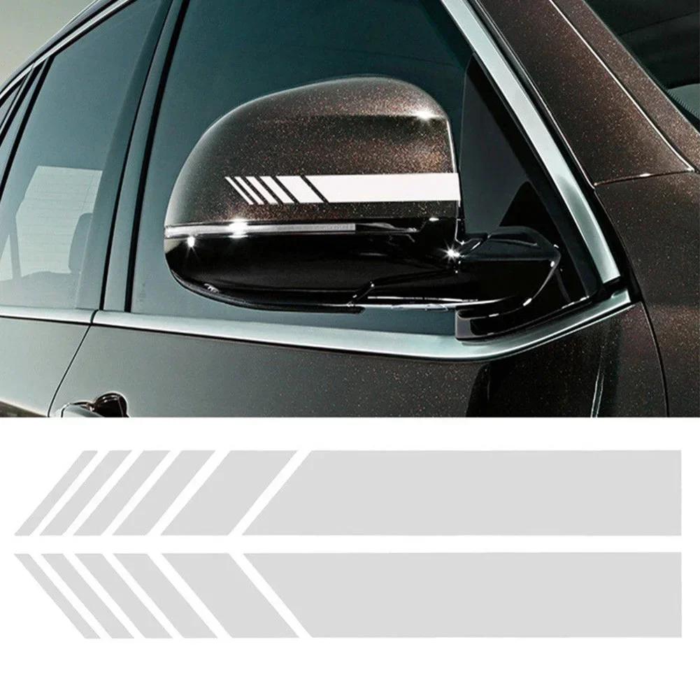 2pcs Car Side Rear View Mirror Stripes Stickers for Car Decor Rearview Mirror Car Exterior Stickers Styling Car Accessories