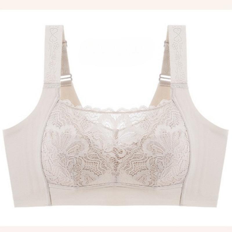 Seamless Foundation Bra for Women Push-up and Shaping Bra Side Boob Reduction and Anti-sagging Bra Makes Large Breasts Appear Smaller