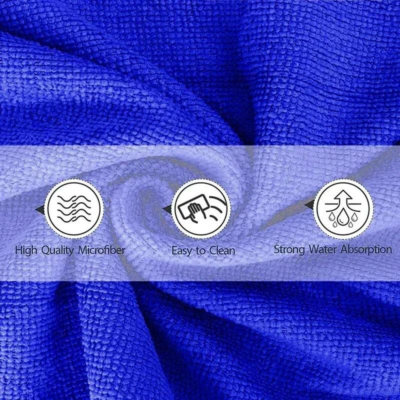 Microfiber Cleaning Cloths Lint Free Microfiber Cleaning Towel Cloths Reusable Cleaning Towels W/ Super Absorbent for Car Window