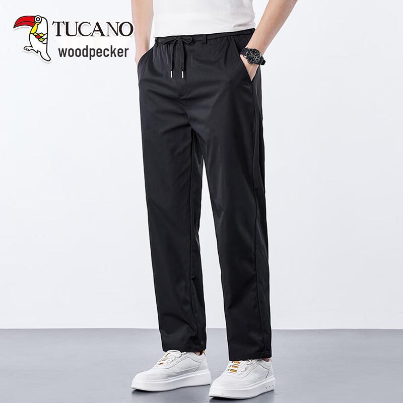 

Tucano Men s 2026 Spring Casual Straight-Leg Elastic Pants L