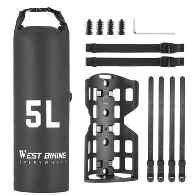 Bolsa para bicicleta de 5 l, bolsa para horquilla de bicicleta, bolsa delantera para bicicleta, bolsa para patinetes eléctricos, portátil, impermeable