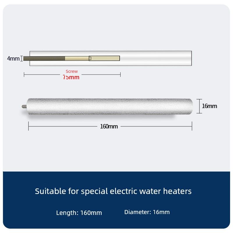 Suitable for Sakura Electric Water Heater Magnesium Rod 40/50/60/80L Sewage Outlet Accessories Cast Type Sacrificial Anode Rod