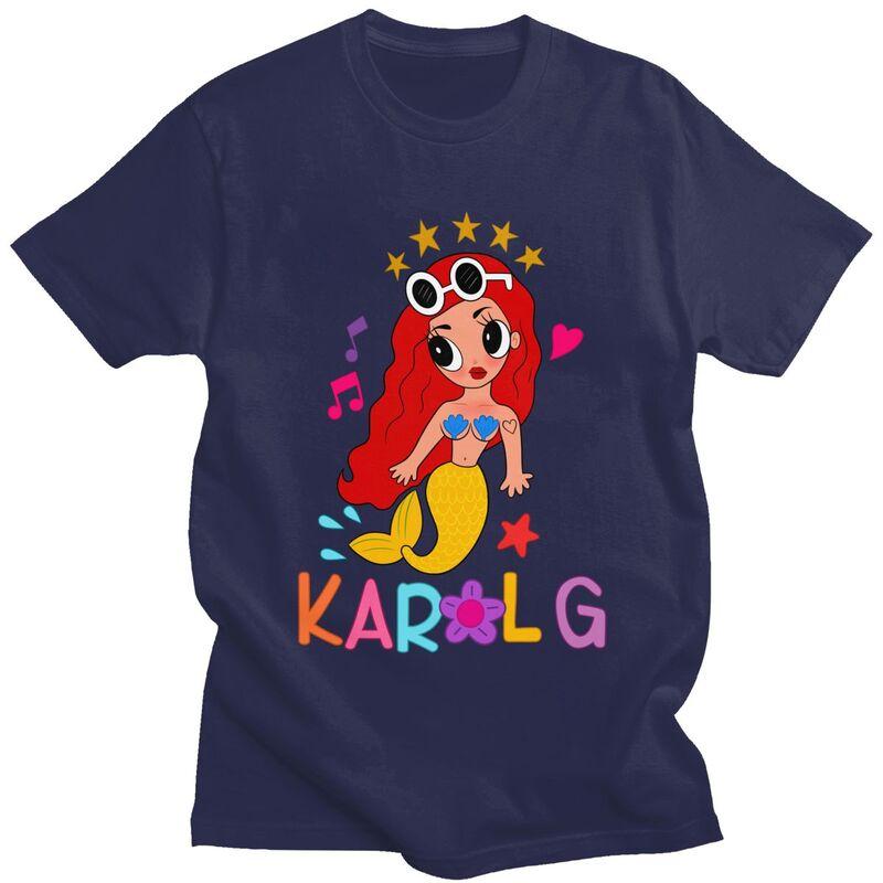 Custom Manana Sera Bonito Karol G T Shirt for Men Pure Cotton Tshirt Casual Tee Short Sleeve Tshirts Clothing Gift