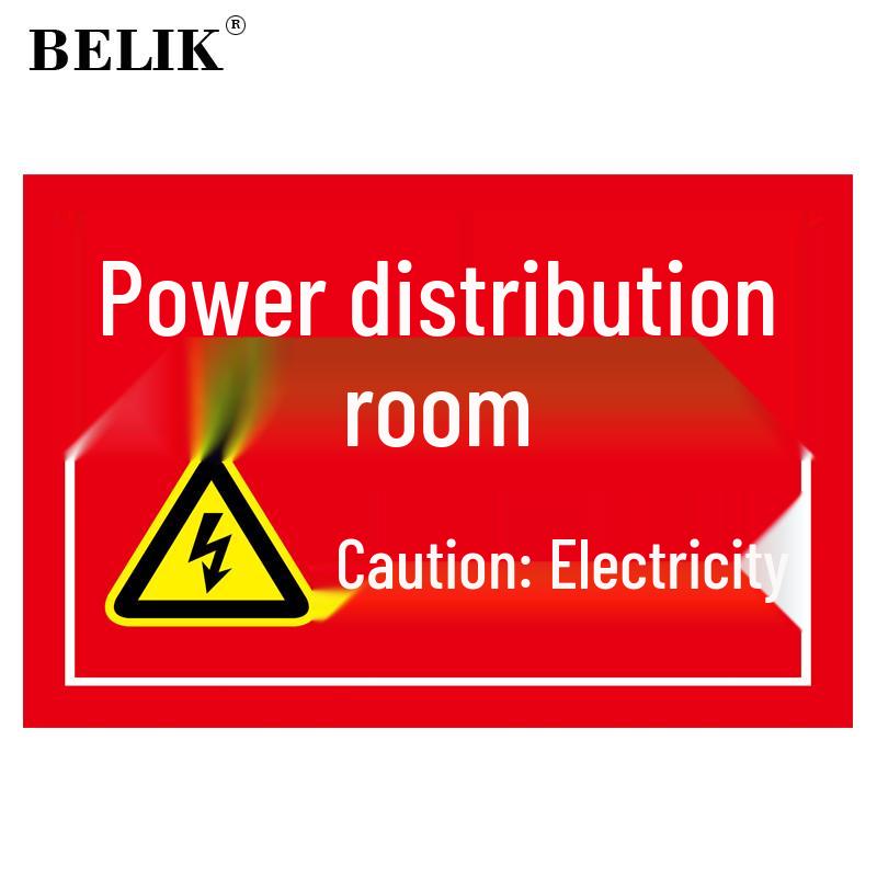 BELIK Electrical Hazard Warning Sign 40 x 60 cm
