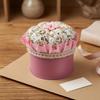 Pin Pad Storage Box DIY Tool Sewing Sewing Pin Holder Case Textile Pin Pad Tin Handmade Design Round Pin Holder Box for Sewers