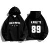 Tokio Hotel Unisex Bavlna Mikina s kapucňou Kaulitz Fashion Fleece Luxusná mikina s kapucňou Obyčajná Zima Jeseň Potlač Muži Ženy Pulóver