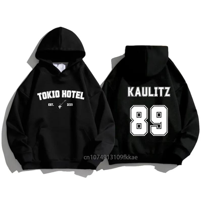 

Tokio Hotel унисекс хлопковая толстовка Kaulitz модная флисовая роскошная толстовка с капюшоном однотонная зима-осень принт мужской женский пуловер S