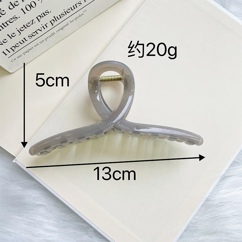 New Korean Style Ins Same Shark Clip for Thick Hair, Back of Head Hair Volume, Hair Bun Claw Clip, Washable Cross Clip, Hair Accessories