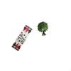 Festive Winter Tabletop Decoration Peacock Animal Sculpture Collection Christmas Table Runner