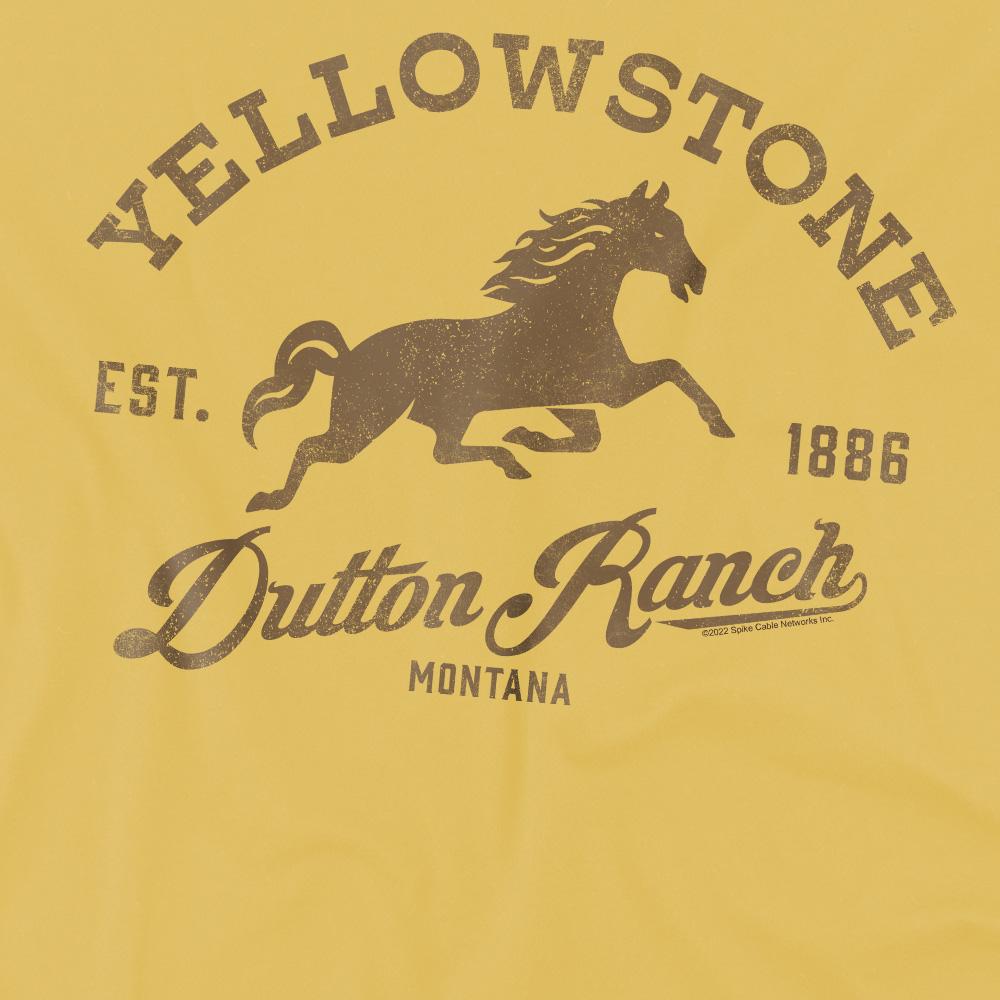 Yellowstone Herre Dutton Ranch Heste-T-skjorte