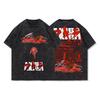 Akira Anime Men's Short-Sleeve T-Shirt Printed T-Shirt Street Style Retro Summer Casual Top Japanese Comic Style Y2K Clothing