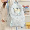 Schoolbag New Schoolbag Female Student Korean Version Ins Large Capacity Polka Dot Lightweight Junior High School Student Versatile Backpack