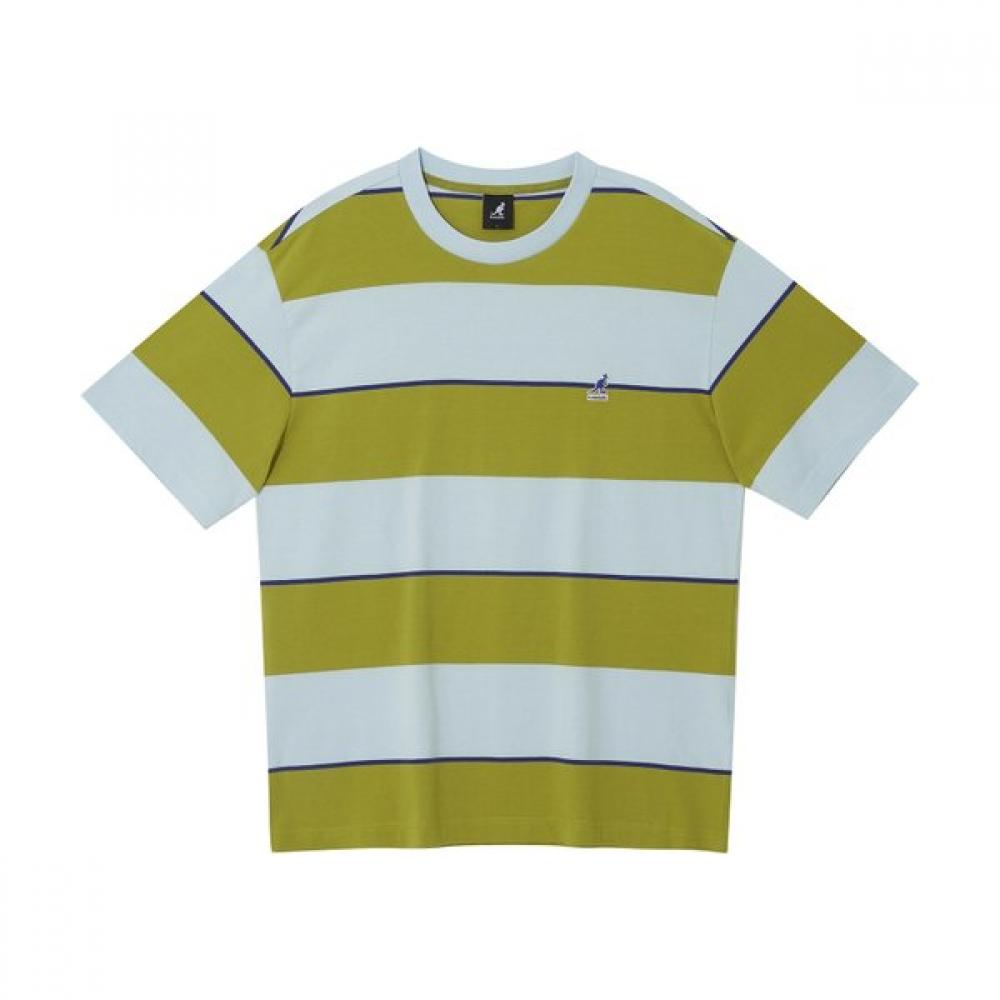 

Kangol Bold Color STripe ShorT Sleeve T shirT Sky Blue krecsT27780 XL