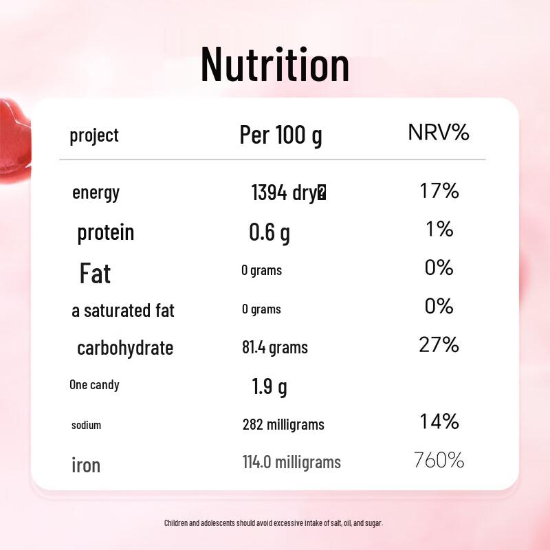 Rich Iron Berry Gummies for Pregnant Women