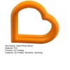 Heart Shaped Photo Stand 3D Printed Table Picture Holder Romantic Number Place Card Clip for Weddings Parties Events Restaurants