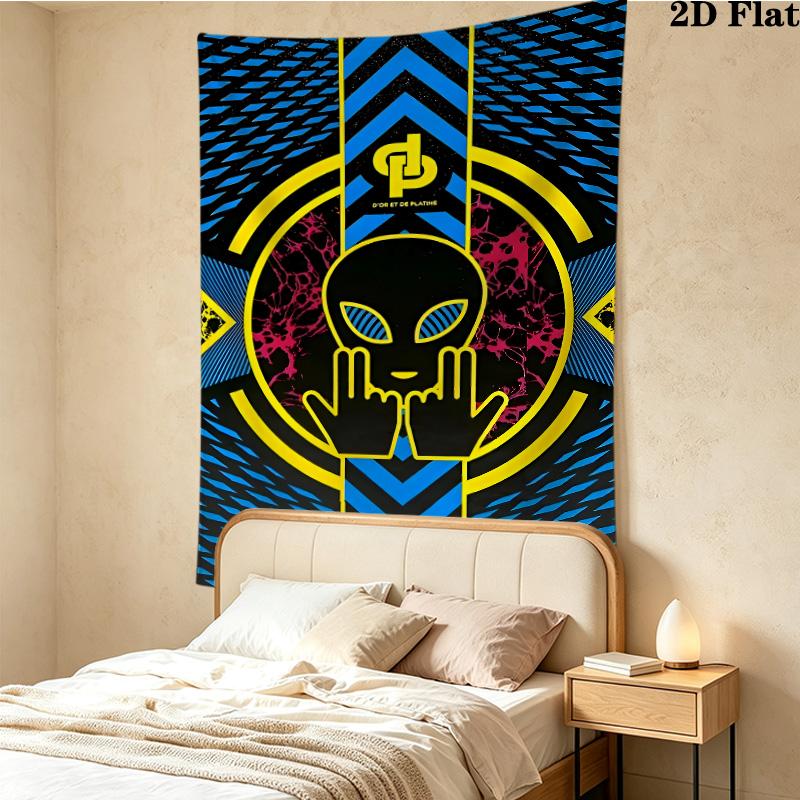 Jul C'Est Pas Des Lol Wall Tapestry Aesthetic Wall Hanging Printed Fabric Blanket Decorative Tapestries For Bedroom Living Room Home Decor