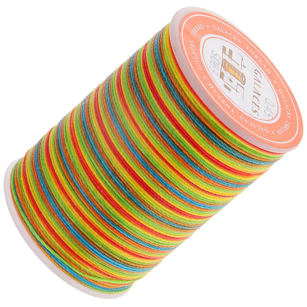 Gewachste Polyesterkordel Runde Nähgarn für Handgefertigte Ledertaschen Perlenzubehör und DIY-Projekte