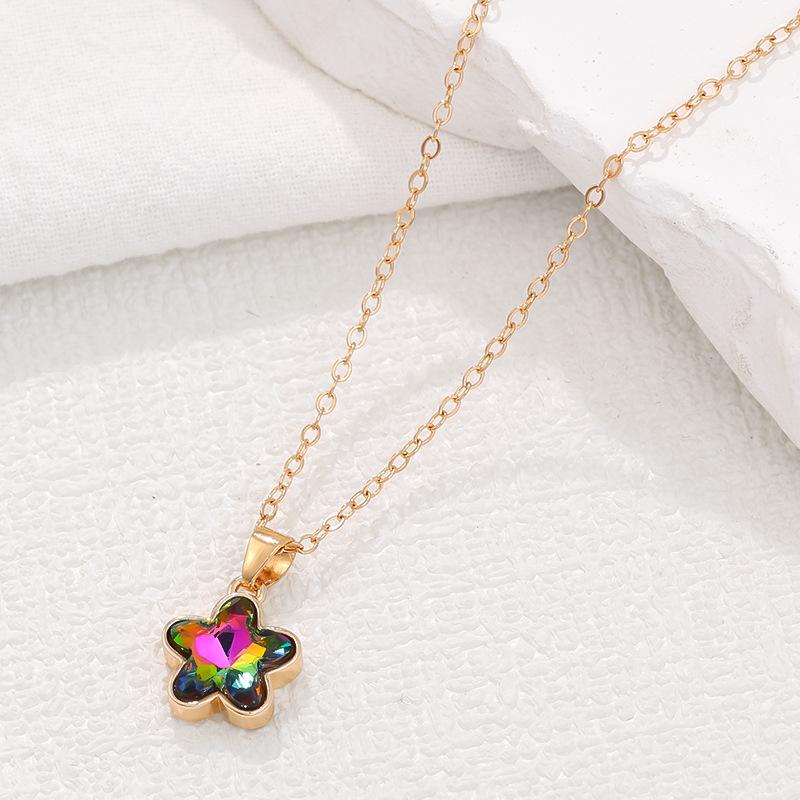 

Новый продукт постепенное изменение пятизвездочное ожерелье женская мода личность инс легкая роскошь женское ожерелье на ключицу