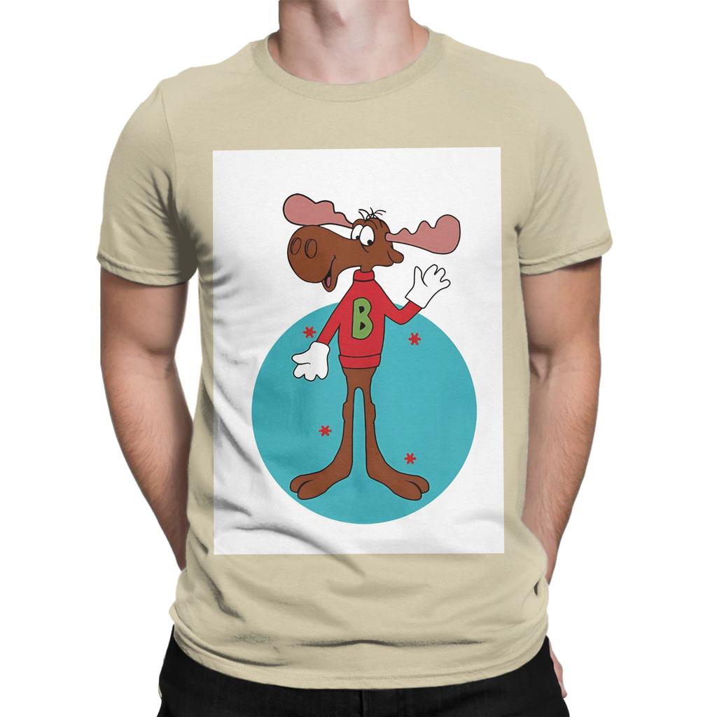 Quantum Leap Jimmy Funny Graphic 100 Cotton TShirt The Adventures of rRocky and Bullwinkle Tees Tops For Unisex