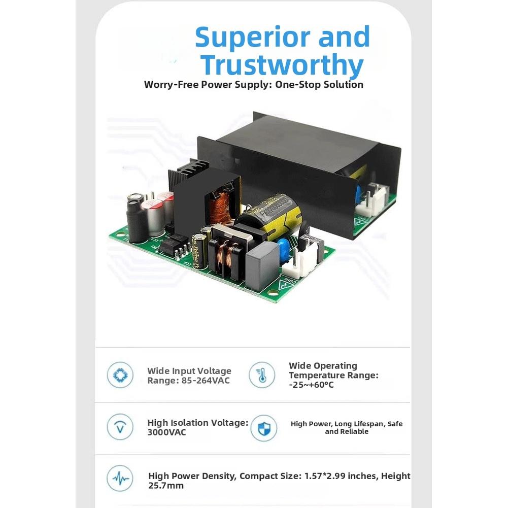 36W AC To DC 12V 3A Power Supply Module Industrial Control Switching Power Wide Voltage Range Supports 85-264V AC Input