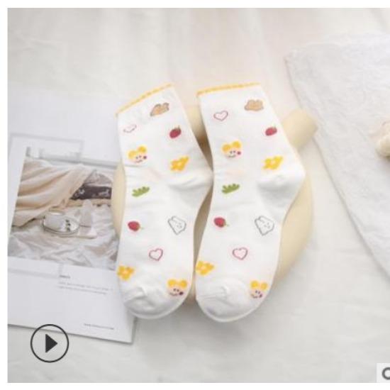 Grüne Rüschensocken Lolita Süße Mädchen Spitze Kniestrümpfe Hohle Dünne Sommer Atmungsaktive Harajuku Streetwear Damen Socken
