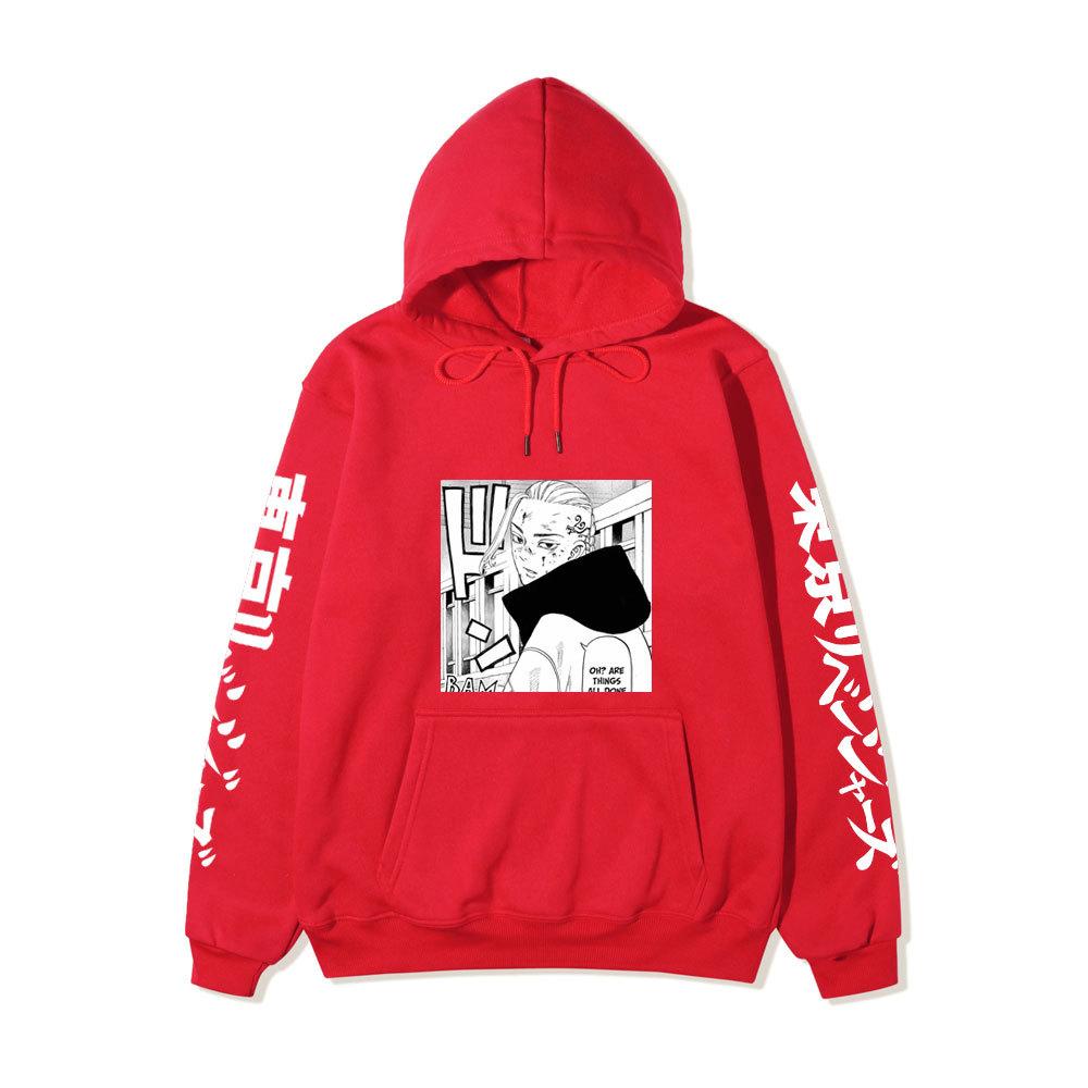 Tokyo Revengers Izana Kurokawa Unisex Fleece Hoodie Autumn Winter Anime Print Long Sleeve Casual Pullover Sweatshirt