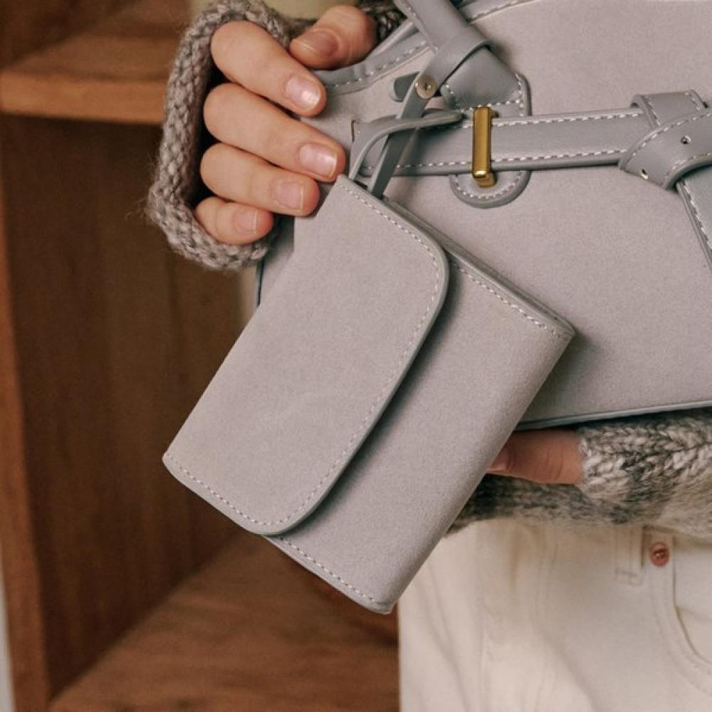 Allincomplete Luna Card Wallet Suede  5 Colors 