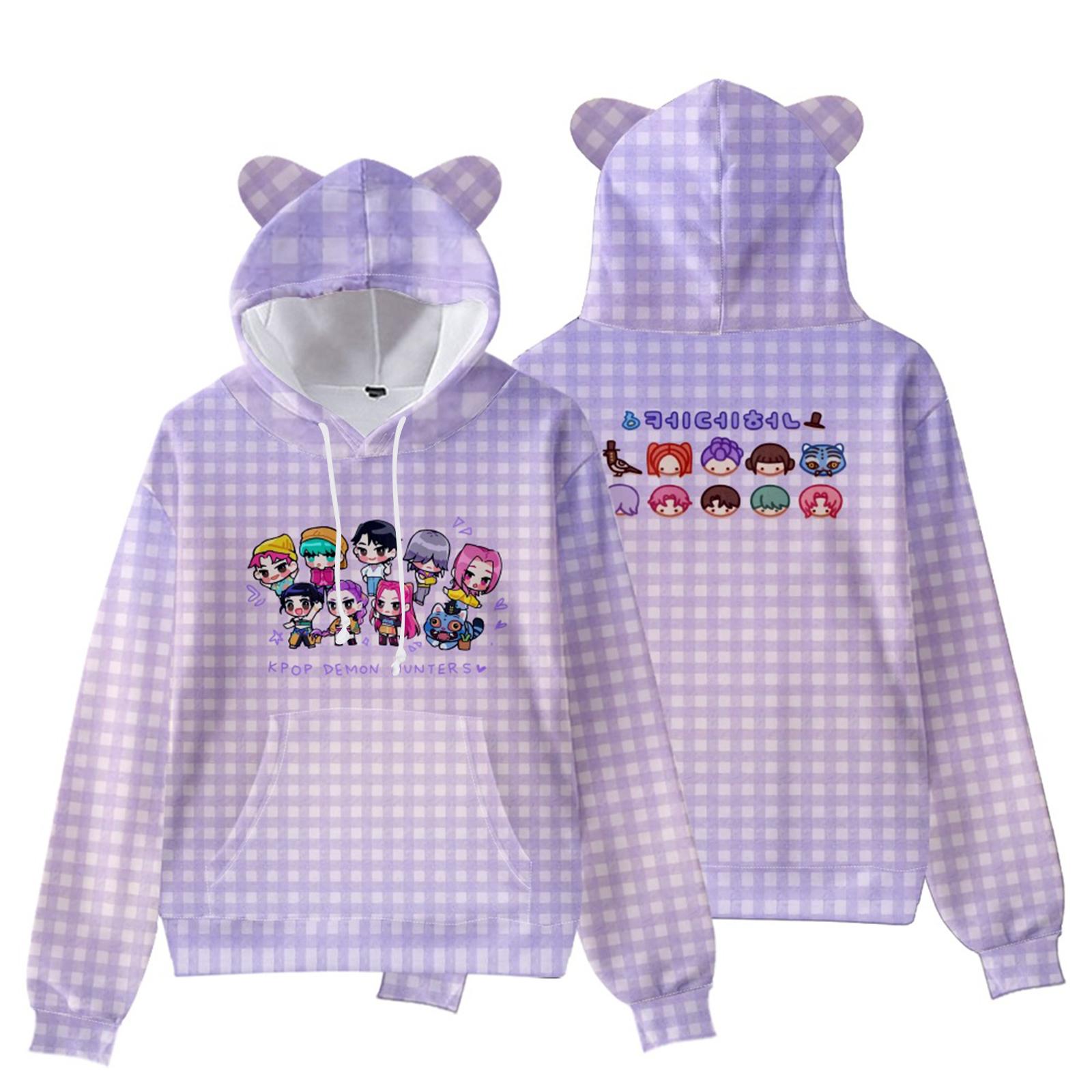 

Детская мода Повседневный свитшот с длинным рукавом и принтом на шее 100