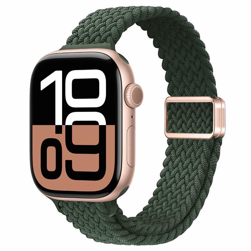 Slim Strap magnetic Braided Band Apple Watch 46mm 42mm Ultra 3 44mm 40mm 45mm 49mm 46mm 41mm iWatch Series 11 10 9 8 7 6 5 4 SE3