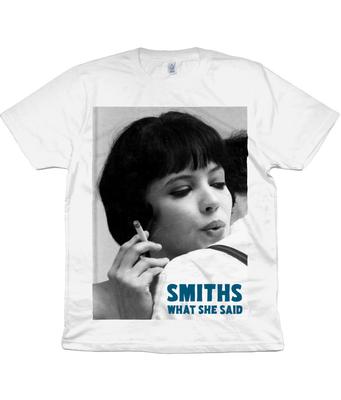 The Smiths - What She Said - Anna Karina - Schwarzweiß - Bio-T-Shirt