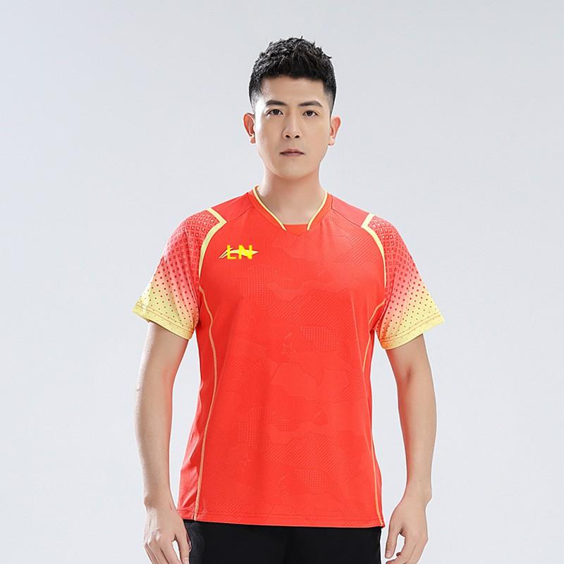 Quick-Dry Badminton Shirt Men Women Sports T-Shirt Breathable Athletic Top Lightweight Training Wear