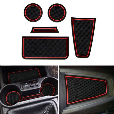 Anti-Slip Gate Slot Cup Mat for Lada KALINA Non-slip Mat Accessories Door Pad 5/12pcs PVC Coaster