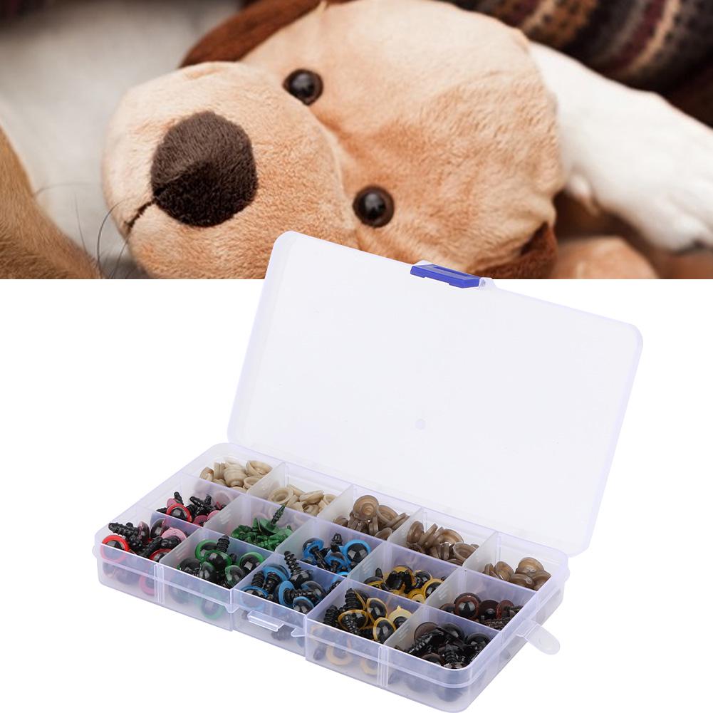50pcsset Stuffed Toy Eyes Resin Safety Eyes For DIY Doll Animal Crafts Set
