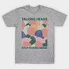 Talking Heads Original Retro Fan Art T-Shirt Trendy Brand Flower and Versatile  T-shirt All-purpose T-shirt for Women and Men