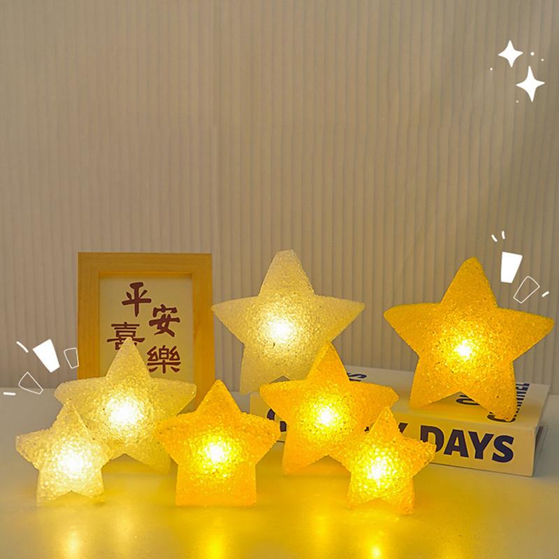 Star Handheld Led Light Plastic Star Shaped Night Light Anti-Slip Band Light Lamp For Dance Performance Stage Po Prop