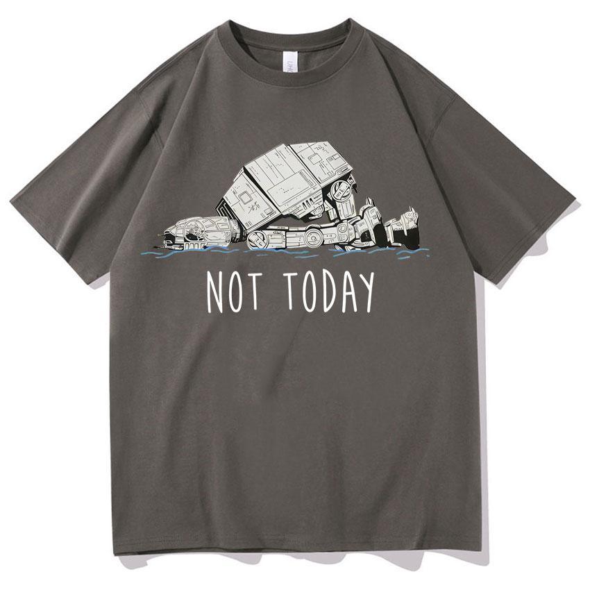 

Funny At Walker Not Today T Shrits Unisexs Women Oversized Tee Shirts High Quality Aesthetic Short Sleeves Gothic Clothes Teenagers S
