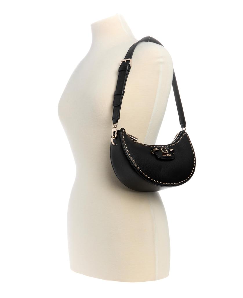 NASTRA TOP ZIP SHOULDER BAG for BLA [GUESS] Women,