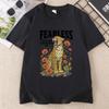 Fearless Leopard Graphic T Shirts Unisex Fearless for My God Is Always with Me TShirt Bible Verse Floral Religious Tee Shirt