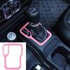 Pink Gear Shift Panel Trim Cover Accessories for Jeep Wrangler JL JLU JT 2018+