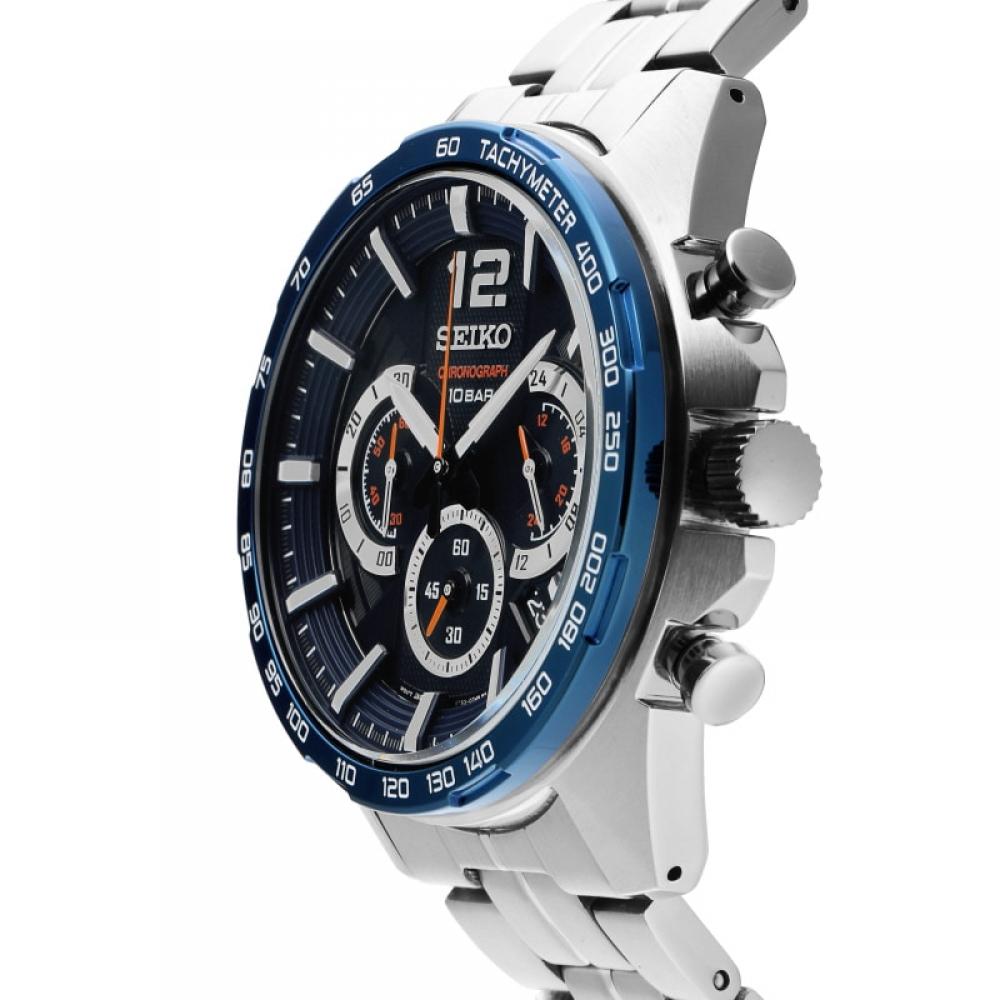 Seiko Chronograph Men S Metal Watch SSb345p1