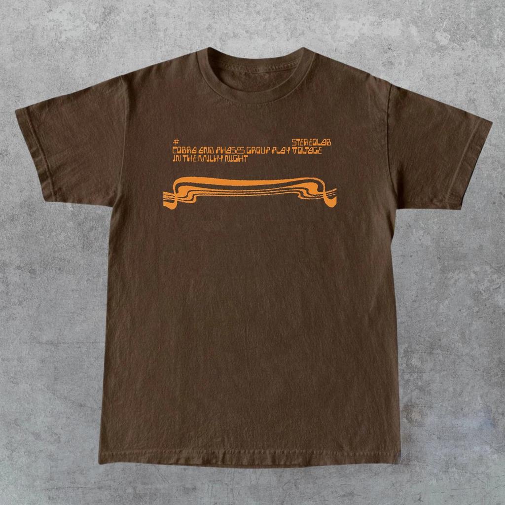 Stereolab Band Cobra and Phases Group Play Voltage T Shirt Full Size S-5XL