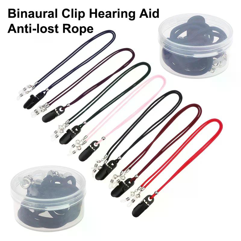 Laccetto Anti-Perdita per Apparecchi Acustici Sicurezza Dietro L'Orecchio Accessori Clip Corda Protettore Supporto Con Silicone Bambini
