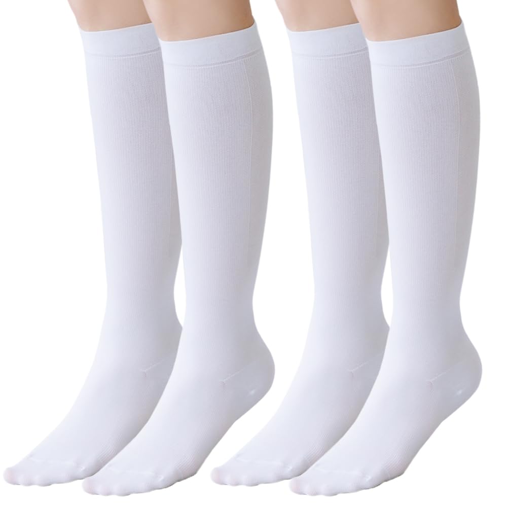 Maison Peony Compression High Tightening Compression Below the Sizes Suitable for Office and Other Made in Japan White of Socks, Socks, Socks, Knee,