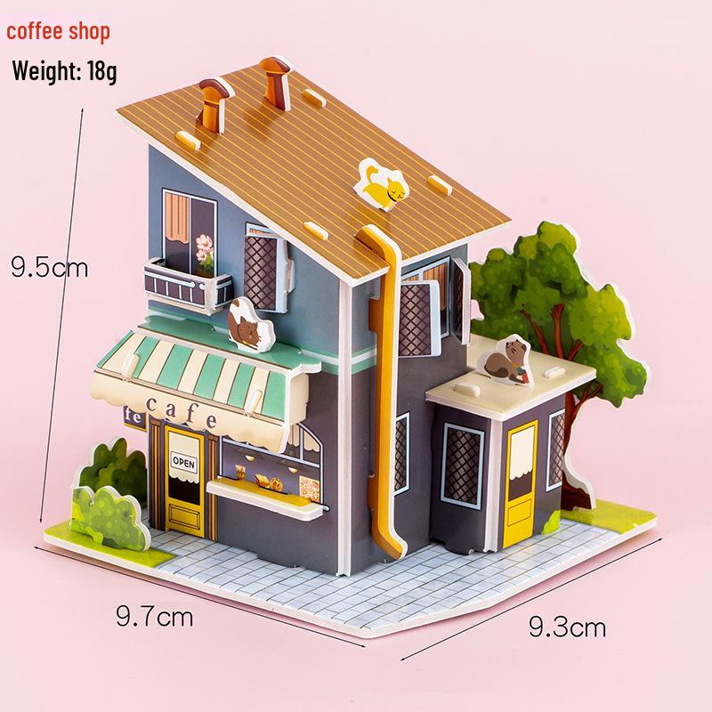 

3D Stereoscopic Puzzle: Parent-Child Interactive DIY Toy for Children - Kindergarten Gift