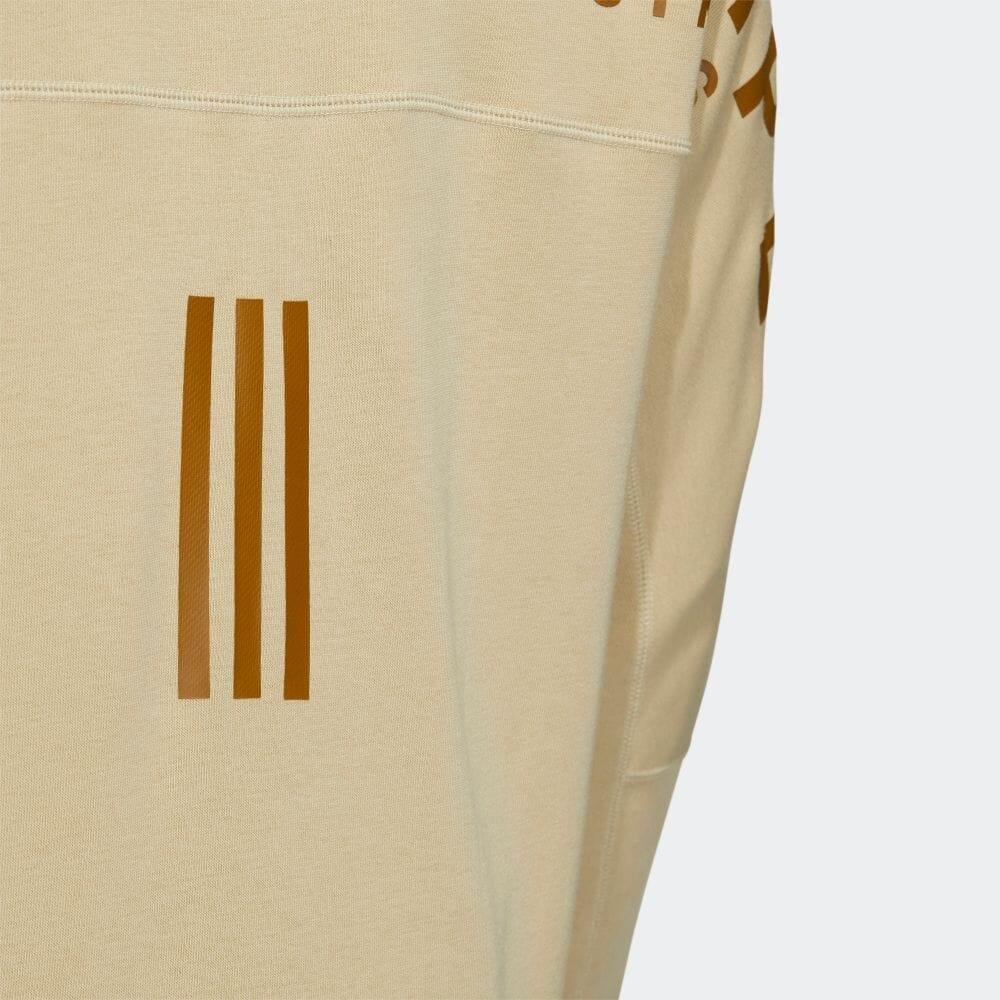 Adidas Letter Print Loose Zipper Hoodie Long Sleeve Sweatshirt Unisex Hoodies Khaki IA9438